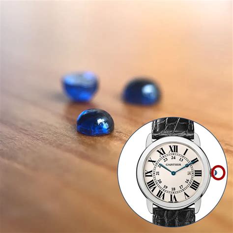 cartier watch crown